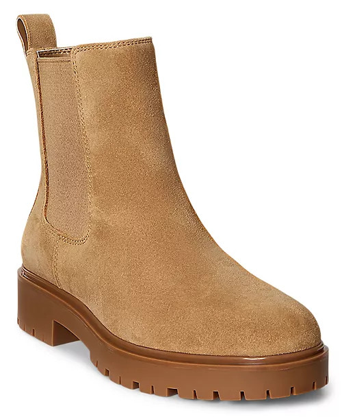 Lauren Ralph Lauren Women's Allyson Block Heel Chelsea Boots - Macy's | Macy's