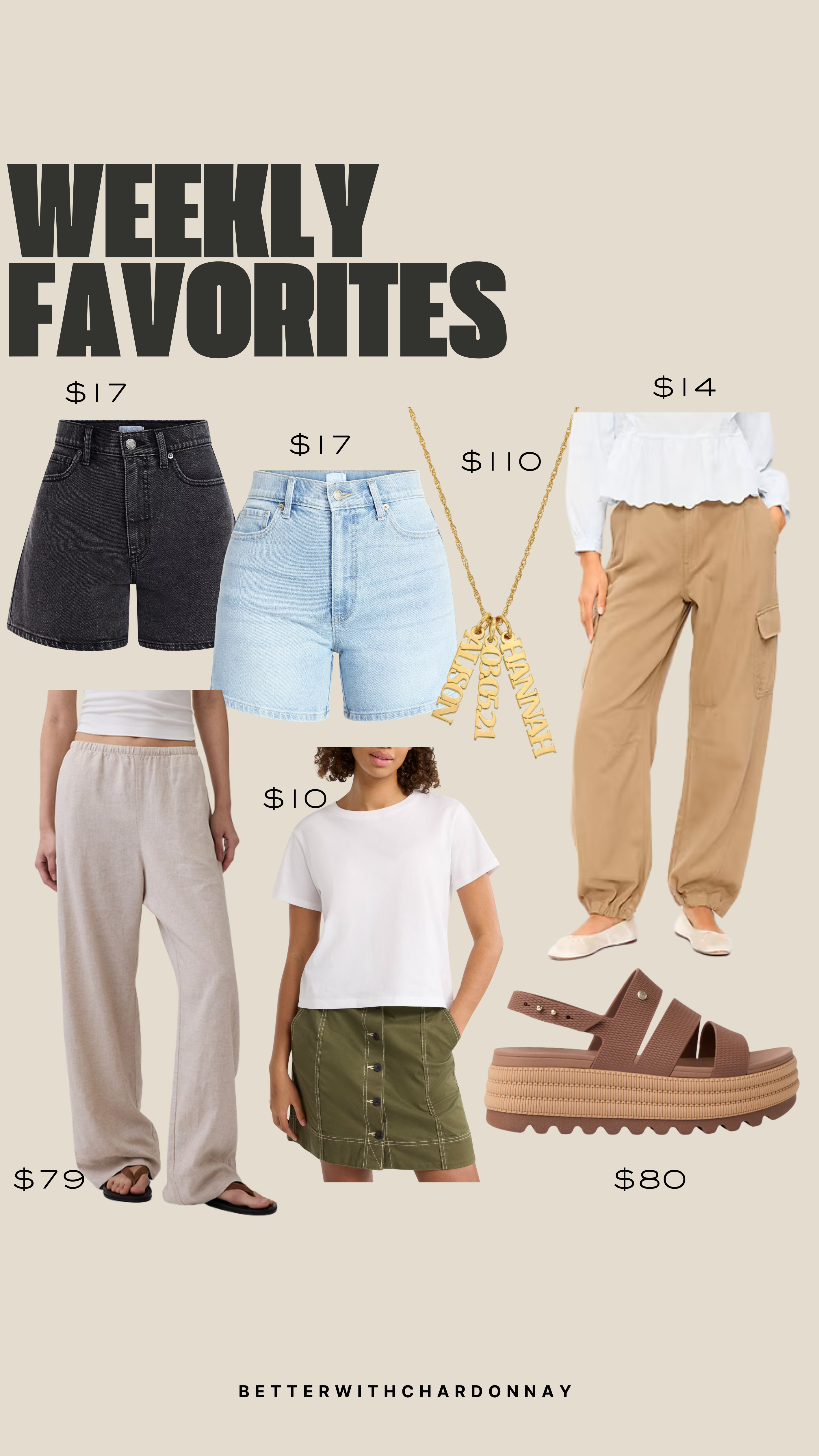 Weekly favorites!

denim shorts, jewelry, cargo pants, linen pants, reef 

 #LTKSeasonal