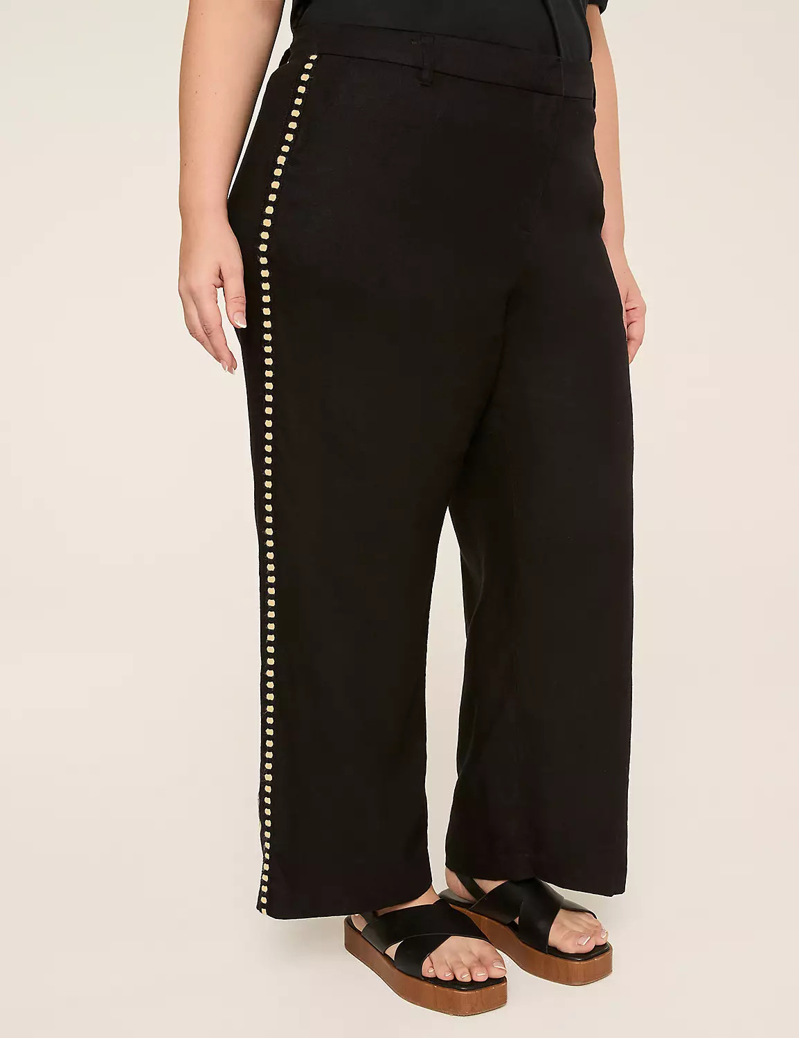 Linen Wide Leg Pant | Lane Bryant (US)