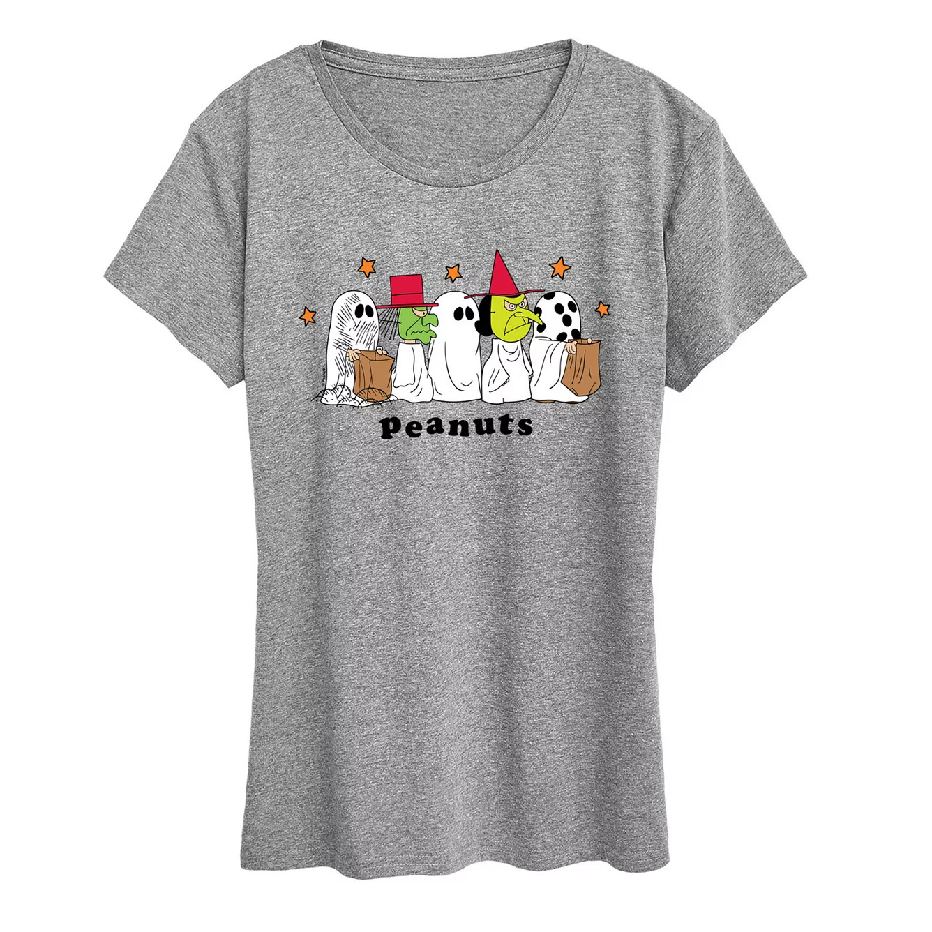 Women's Peanuts Halloween Trick-or-Treat Graphic Tee | Kohl's