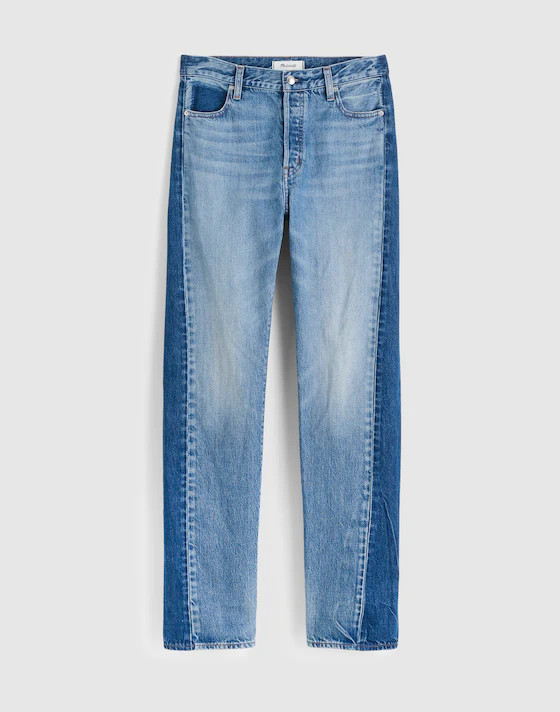 Pieced Barrel-Leg Jeans | Madewell