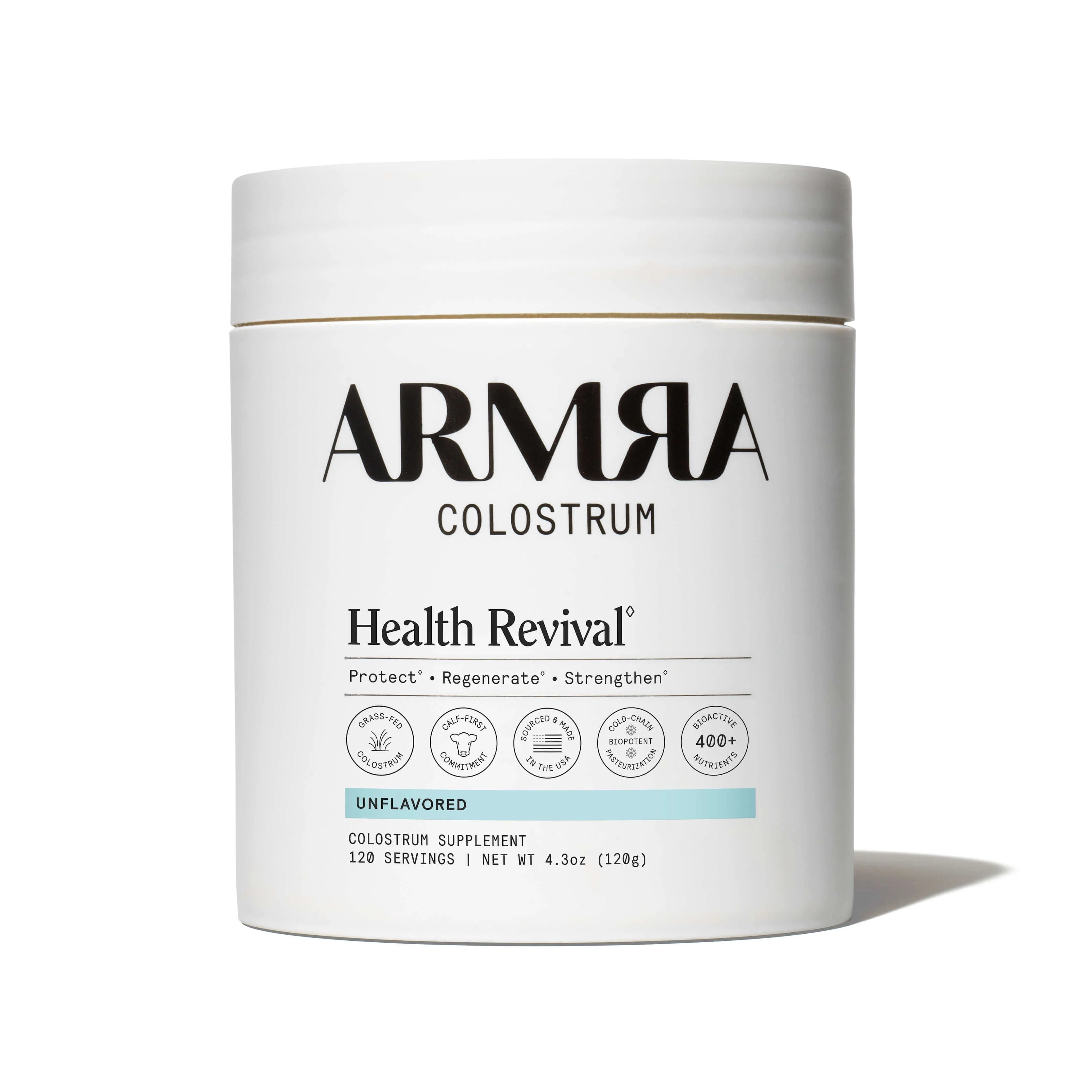 ARMRA Colostrum Unflavored Jar | ARMRA®