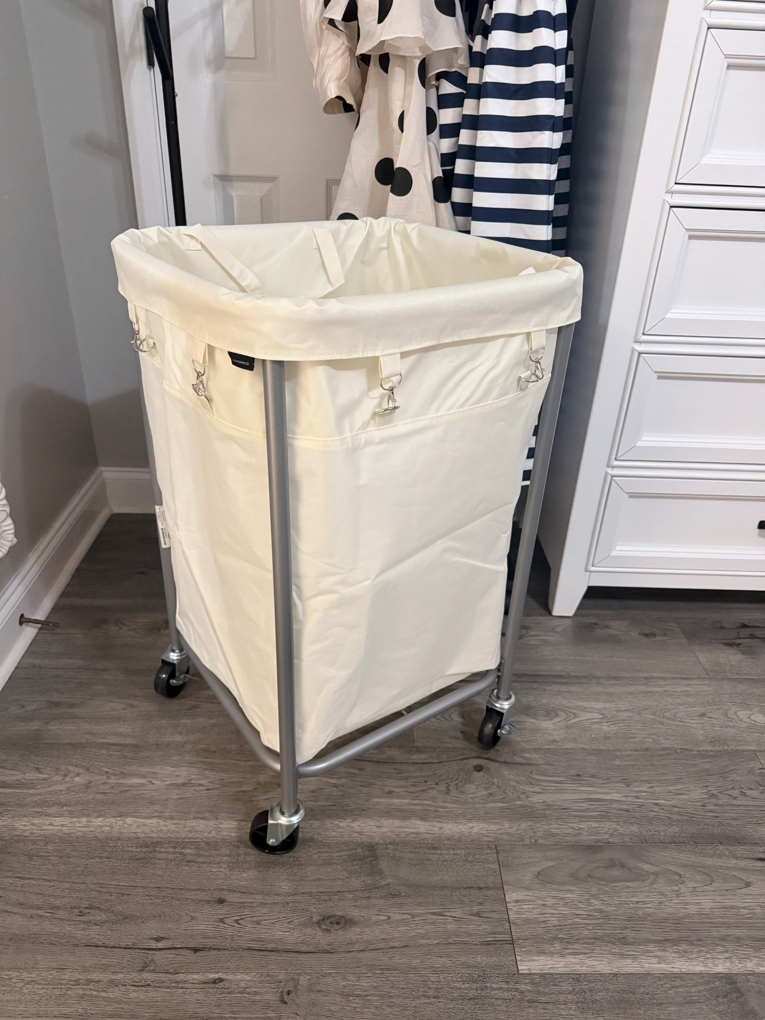 You know you’re an adult when you’re excited about a laundry basket! 

My last basket just couldn’t hold up and I finally found one to last. 

This one comes in different color options and can either be this square style or round style. I love that there are secure hooks to keep the basket in place and so it doesn’t sag off the sides. Additionally, the rollers are an added bonus so no more breaking my back to carry laundry around. 

#LTKHome #LTKdayinmylife #LTKmomlife
