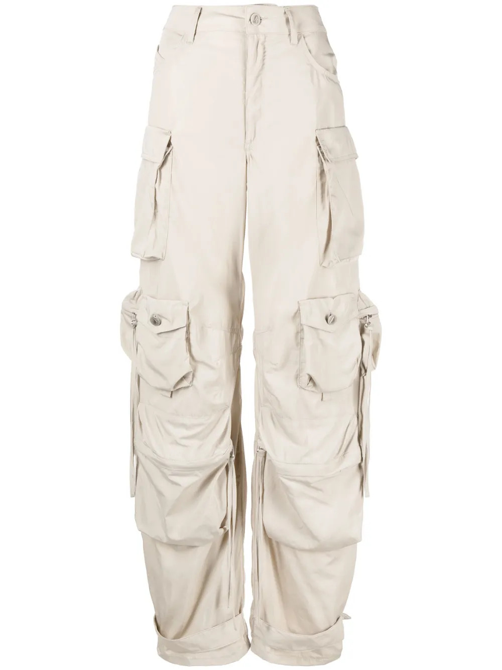 high-waisted cargo trousers | Farfetch Global