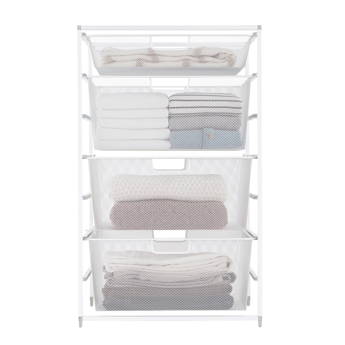 Elfa White Medium Drawer Solution | The Container Store