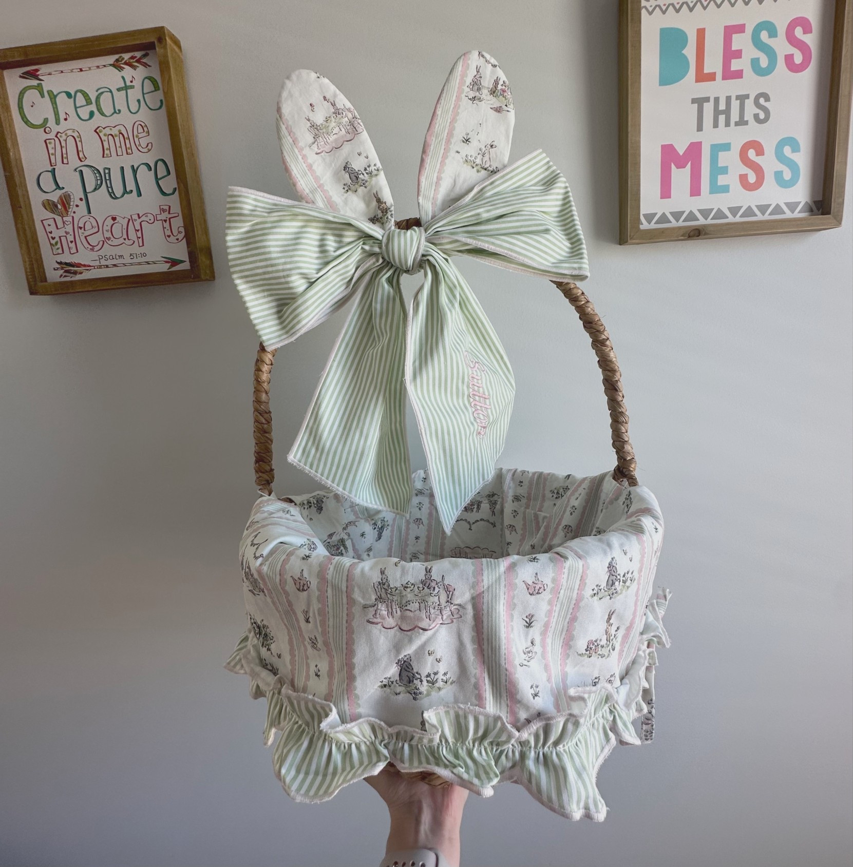 Easter basket from pottery barn 

#LTKBaby #LTKSeasonal