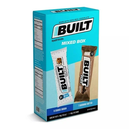 Built Bar Puff Collagen Protein Mixed Box 1.41 Ounce (13 Count) | Walmart (US)