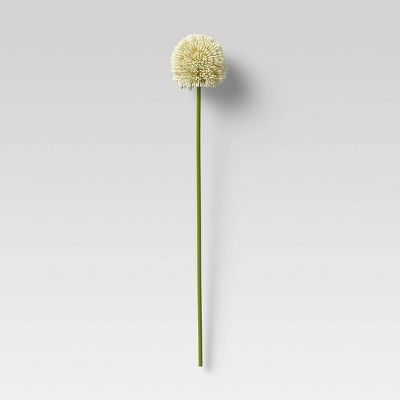 24" Artificial Allium Plant Stem White - Threshold™ | Target