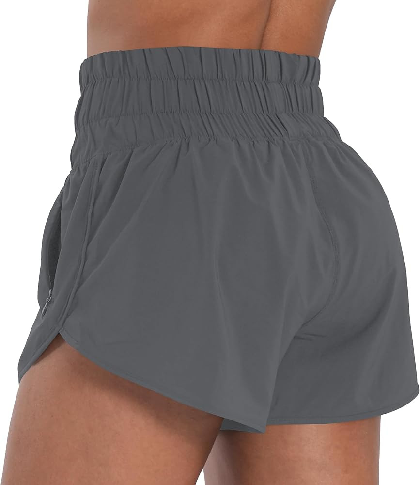 Sunzel High Waisted Athletic Running Shorts for Women Quick Dry Mesh Liner Gym Workout Shorts wit... | Amazon (US)