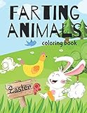 Farting Animals Coloring Book Easter: Funny Easter Basket Stuffer For Kids | Amazon (US)