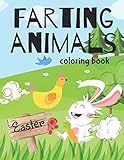 Farting Animals Coloring Book Easter: Funny Easter Basket Stuffer For Kids | Amazon (US)