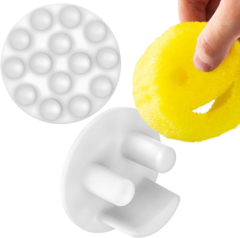 Berkland Sponge Holder for Smiley Sponges Sink Caddy for Scrub Sponges - Sink Sponge Holder with ... | Amazon (US)