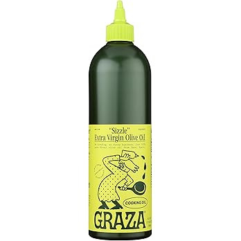 Graza "Sizzle" Extra Virgin Olive Oil. Peak Harvest Cooking Oil. Single Farm Spanish EVOO. 25.3 F... | Amazon (US)