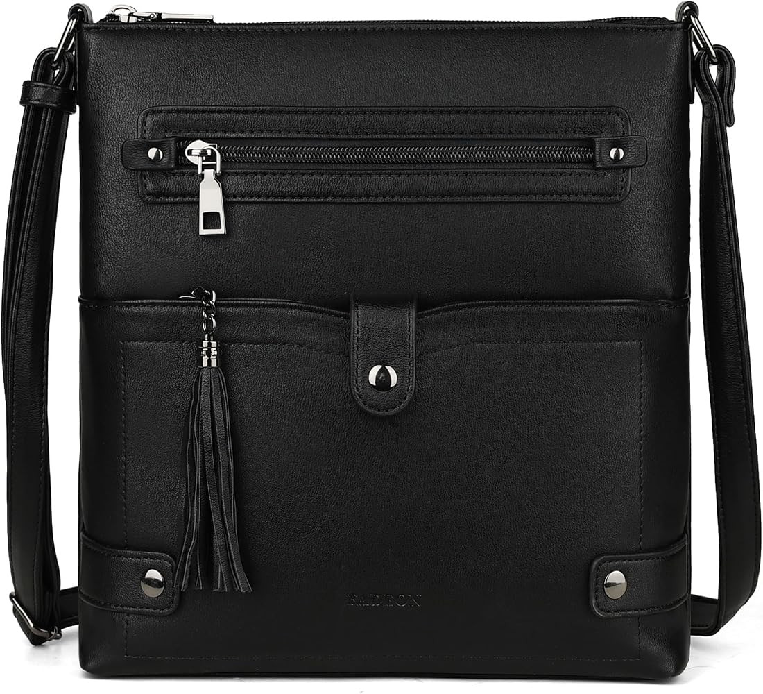 Crossbody Purses for Women Crossbody Bag, Designer Multi Pockets Shoulder Travel Purses with Tass... | Amazon (US)