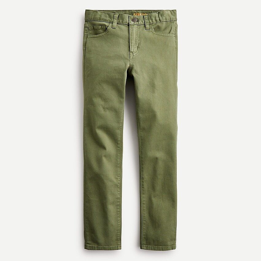 Boys' garment-dyed five-pocket chino pant | J.Crew US