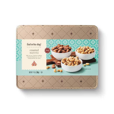 Christmas Roasted Nut Trio Tin - 14oz - Favorite Day™ | Target