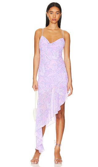 Keoni Asymmetrical Dress in 2000 Paisley | Revolve Clothing (Global)