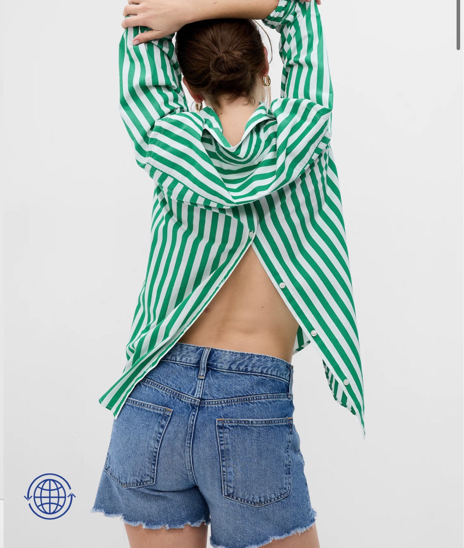 Oversized stripe shirt button down 

#LTKFind #LTKstyletip #LTKSale