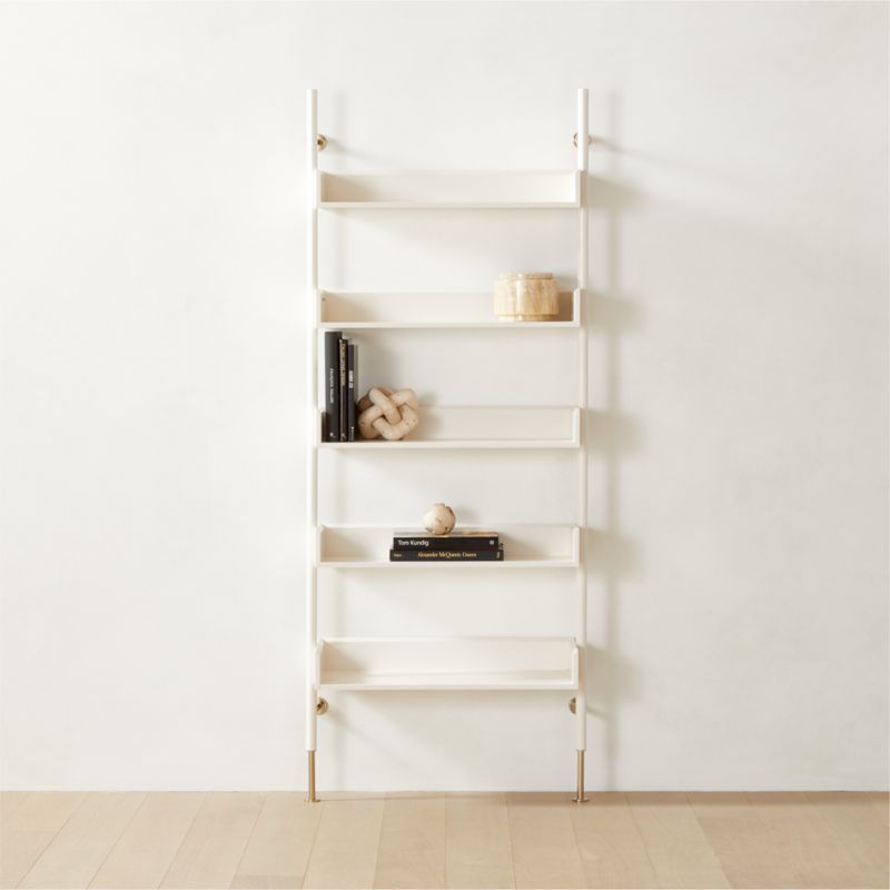 Effie Modern White Oak Bookcase | CB2 | CB2