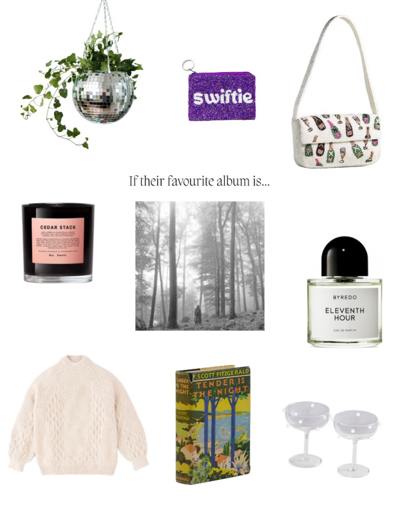 Gift Guides by Album: Taylor Swift, Folklore