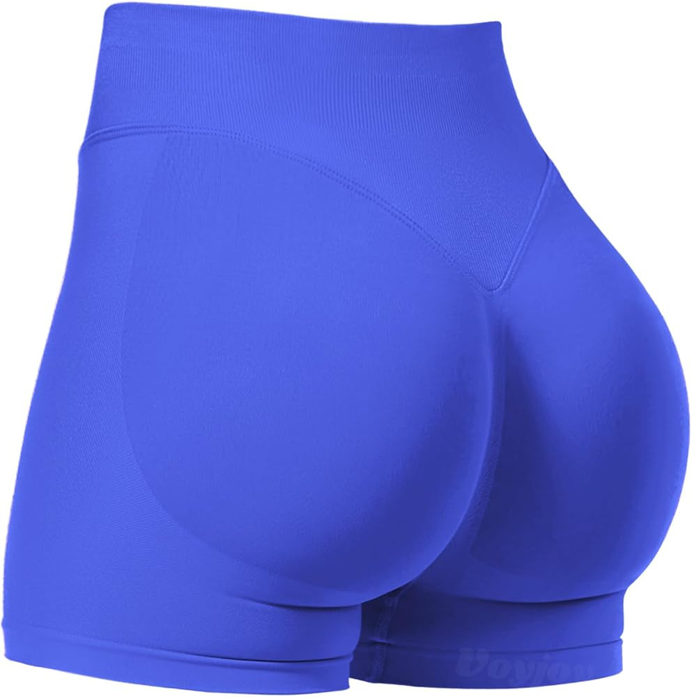 VOYJOY Women Workout Impact Shorts 2.5"/ 3.6"/ 4.5"/ 6" Scrunch Butt Lifting Gym Seamless Booty B... | Amazon (US)