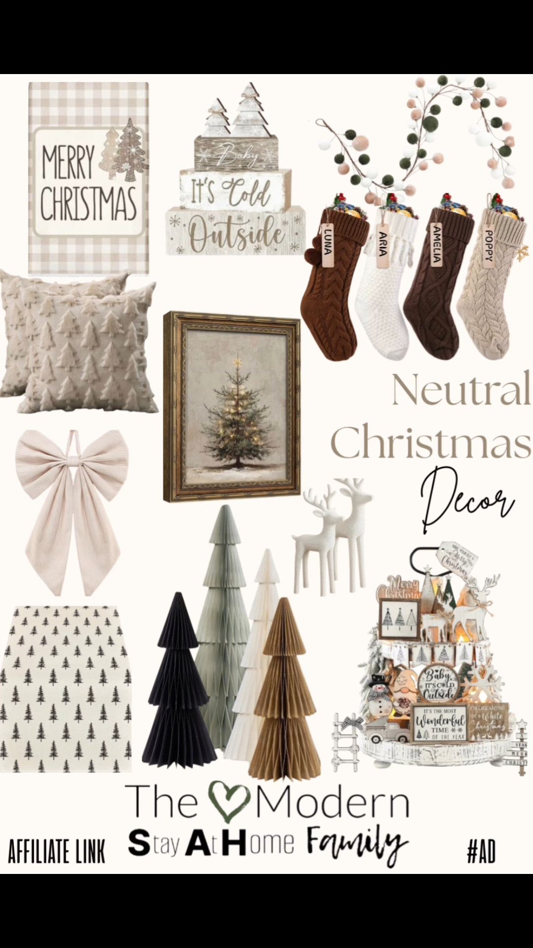 Neutral Christmas decor will always be one of my favorite ways to decorate for the holidays 🤍🎄 If you love a calm, cozy, timeless Christmas home, this neutral Christmas decor roundup is for you!

Think warm whites, cream Christmas decorations, natural wood, soft textures, subtle greenery, neutral Christmas ornaments, cozy Christmas pillows, woven accents, simple Christmas trees, and understated holiday decor that feels festive without overwhelming your home.

I’m sharing some of my favorite neutral Christmas finds to help you create a cozy Christmas home with a classic, elegant look. These pieces would be beautiful for a neutral Christmas living room, Christmas mantel, entryway, bedroom, coffee bar, dining room, or Christmas tree.

Save this post for neutral Christmas decorating ideas and shop all of the pieces here! 🤍

neutral Christmas decor, neutral Christmas decorations, neutral Christmas home decor, neutral Christmas tree, neutral Christmas ornaments, neutral holiday decor, minimalist Christmas decor, cozy Christmas decor, cozy Christmas home, Christmas decorating ideas, elegant Christmas decor, simple Christmas decor, classic Christmas decor, farmhouse Christmas decor, modern Christmas decor, cream Christmas decor, white Christmas decor, natural Christmas decor, Christmas living room decor, Christmas mantel decor, Christmas tree ideas, Christmas decorating inspiration, holiday home decor, Christmas home inspiration

#LTKSeasonal #LTKHome #LTKSaleAlert