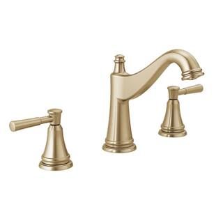 Delta Mylan 8 in. Widespread 2-Handle Bathroom Faucet in Champagne Bronze 35777LF-CZ - The Home D... | The Home Depot