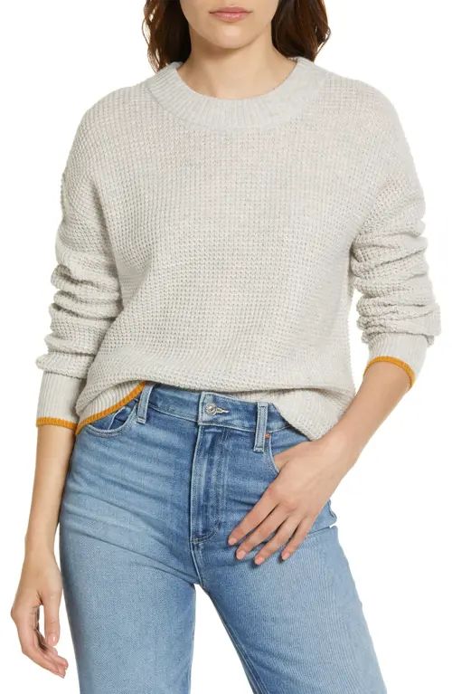 Faherty Thermal Knit Sweater in Mercury Sun at Nordstrom, Size Small | Nordstrom