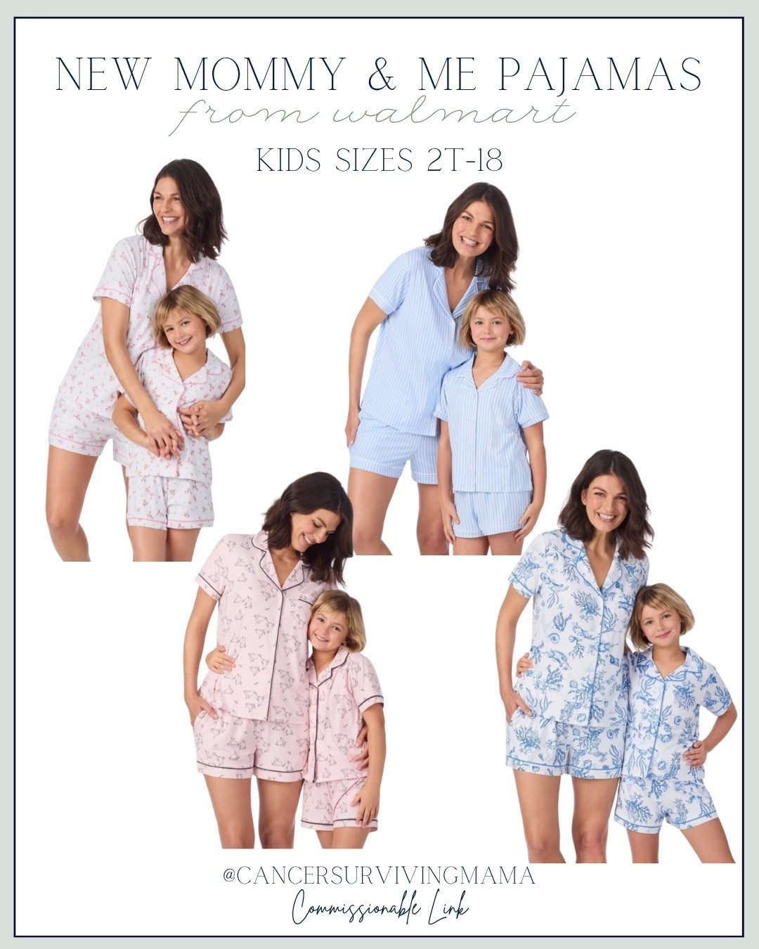 Just released from Walmart- Mommy & Me matching pajamas! These are perfect for mother’s day! Finally some adorable matching pajamas for boy moms too 🩵 Kids sizes 2t-18!! Runnn- these won’t be in stock long! 

mommy and me, family matching pajamas, mommy and me pajamas, walmart finds, walmart fashion, mother’s day gift ideas, mother’s day, boy mom, matching pajamas, boy mommy and me matching, summer matching pajamas, gift ideas for her 

#LTKmomlife #LTKKids #LTKMothersDay
