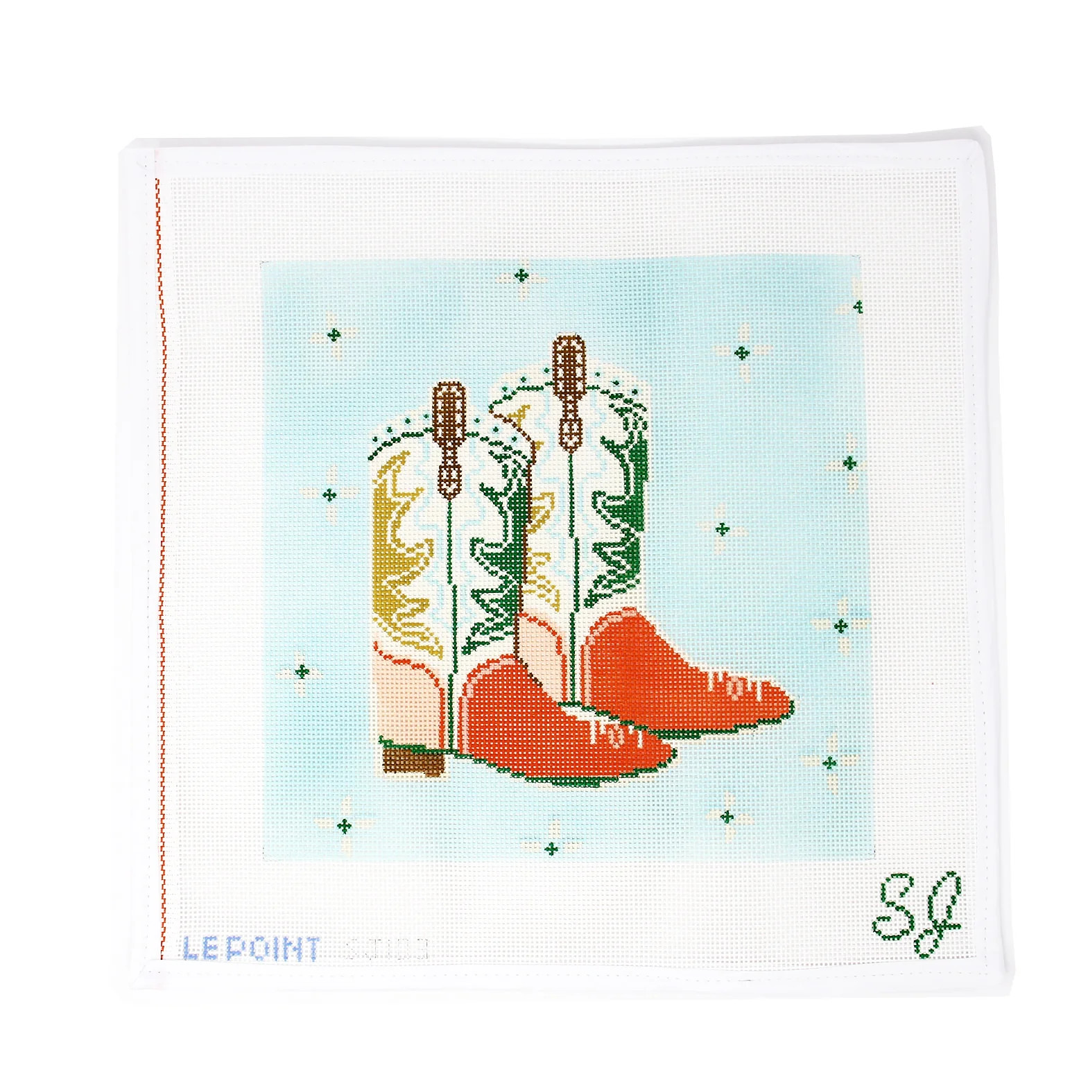 Western Boots | Greystone Needlepoint