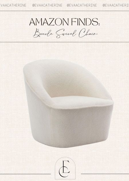 Cannot believe I found this on Amazon 🥰 this Boucle chair is gorgeous and would be perfect as an accent chair in your living room or in your office since it swivels! 



#LTKhome