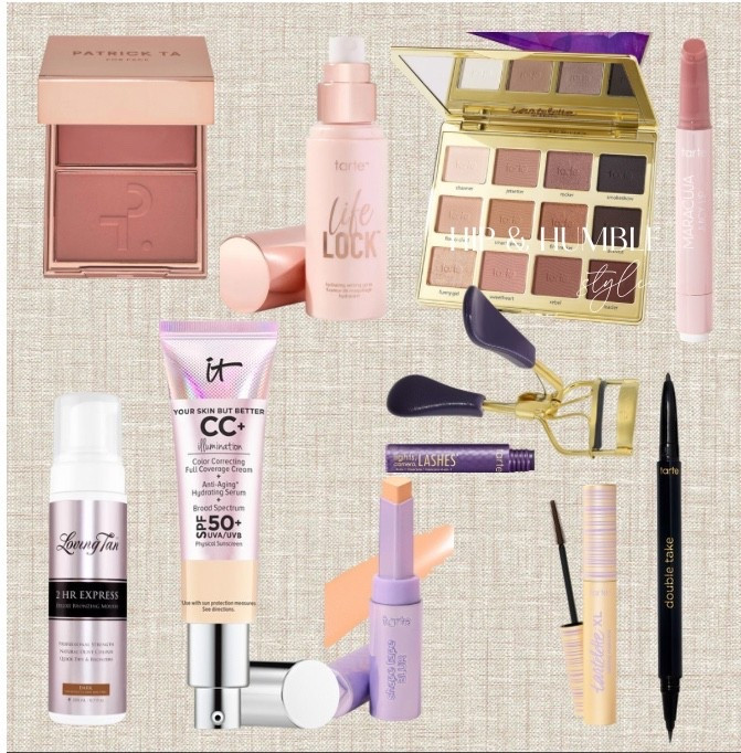 Favorite beauty products I use every day foundation, delete liner, eye makeup, concert, self tanner 

#LTKOver40 #LTKBeauty #LTKdayinmylife