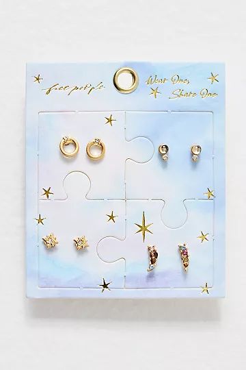 Lucky Charm Stud Set | Free People (Global - UK&FR Excluded)
