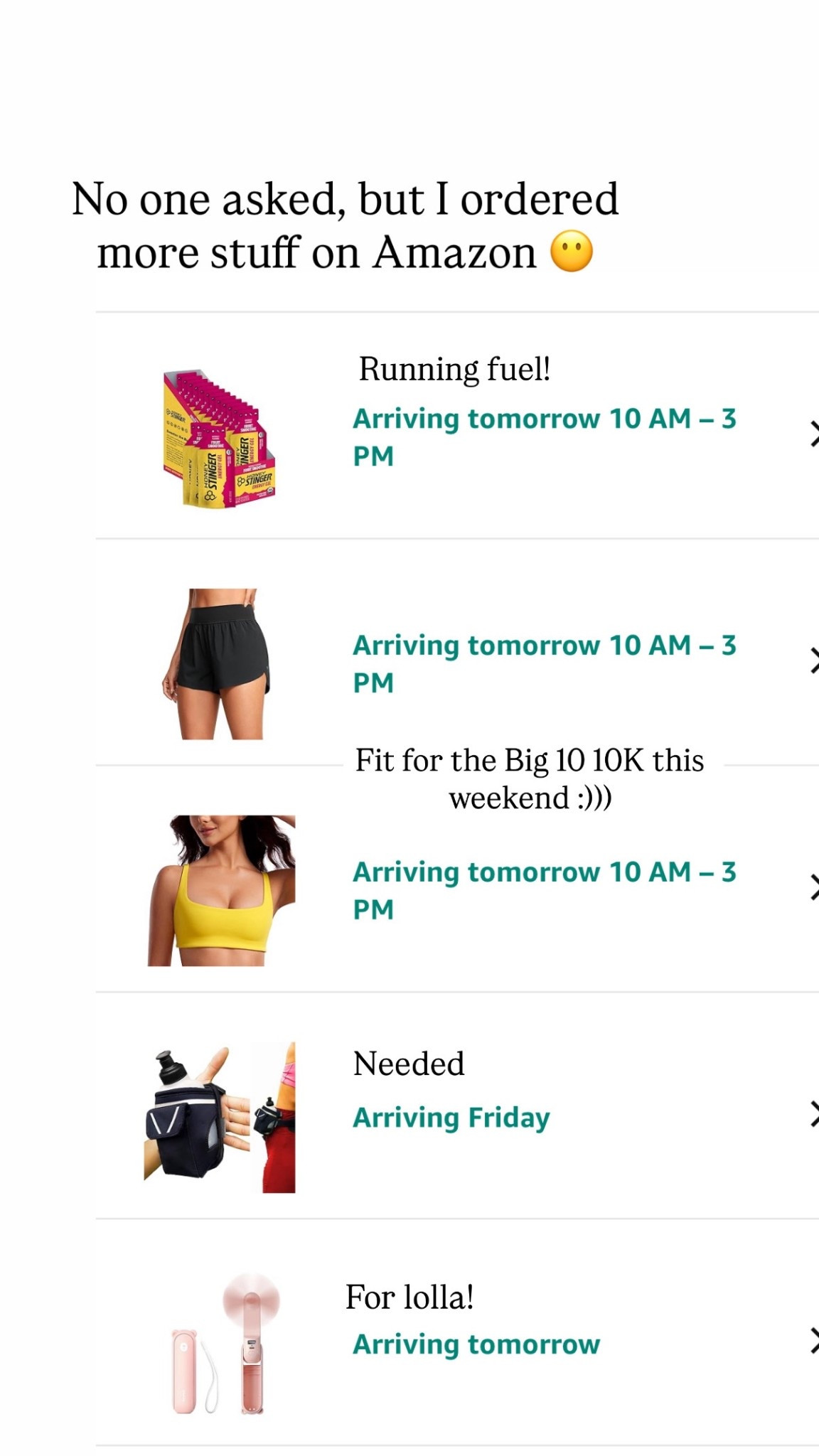 Lots of running gear in this haul!! 

#LTKFindsUnder50 #LTKSaleAlert #LTKActive
