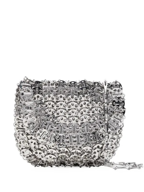 Paco Rabanne 1969 Metallic Crossbody Bag - Farfetch | Farfetch Global