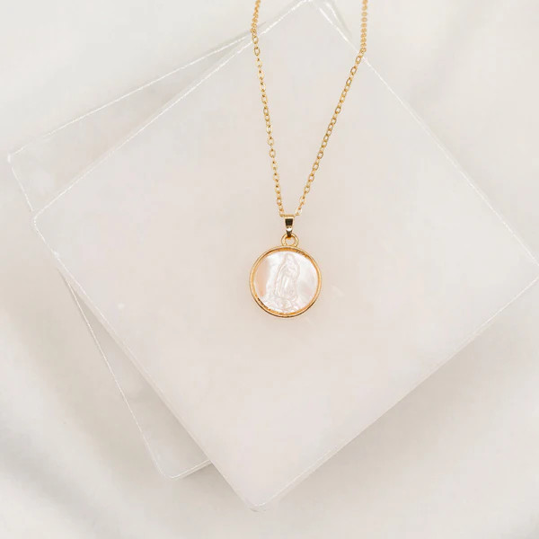 Blessed Mother Mary Necklace | My Saint My Hero
