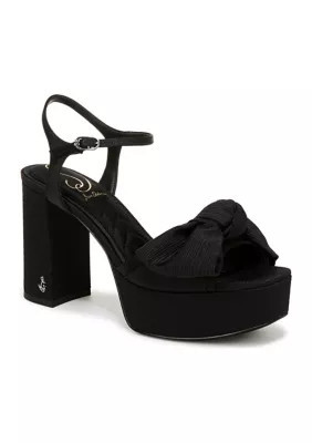 Sam Edelman Women's Julieta Platform Sandals, Black, 7.5M | Belk