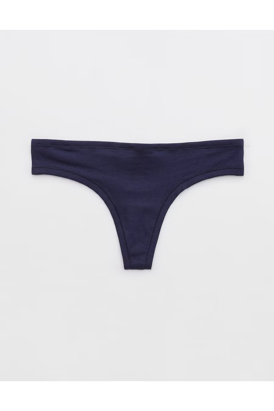 Superchill Cotton Thong Underwear Women's Navy XXS | Aerie