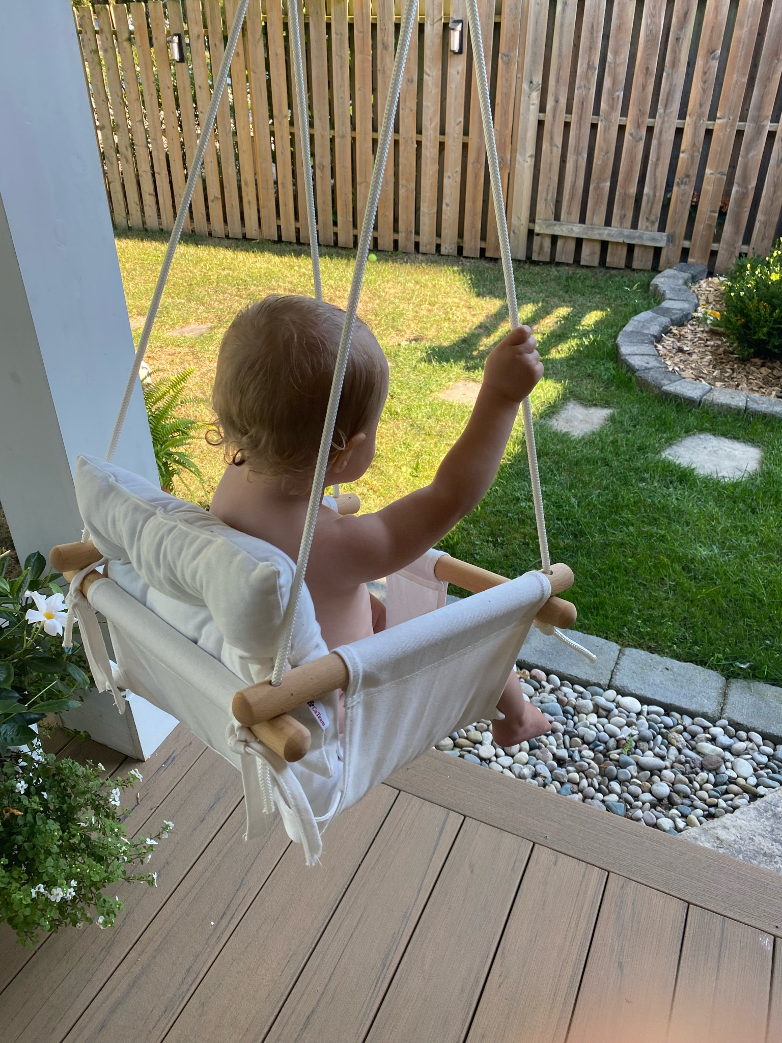 Perfect porch swing

#baby #swing 

#LTKbaby #LTKgiftguide #LTKkids