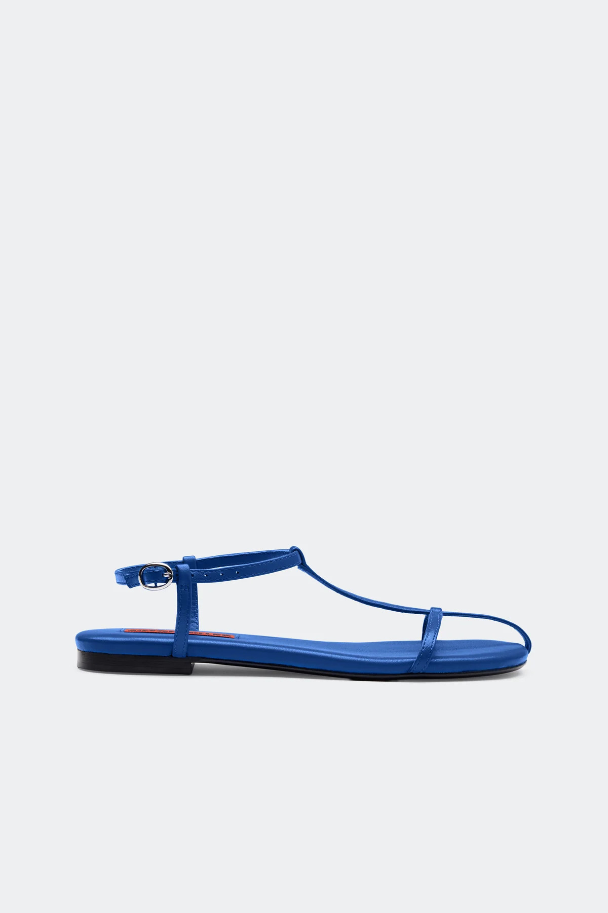 Cage Flat Sandal In Blue | Simon Miller