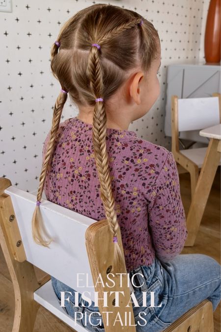 Adding a fishtail braid to one of our favorite hairstyles 

#LTKbeauty #LTKkids