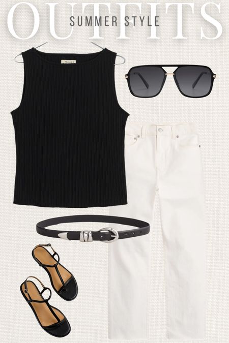 Summer outfit
White jeans
Tank top
Sandals


#LTKStyleTip #LTKFindsUnder100 #LTKSaleAlert
