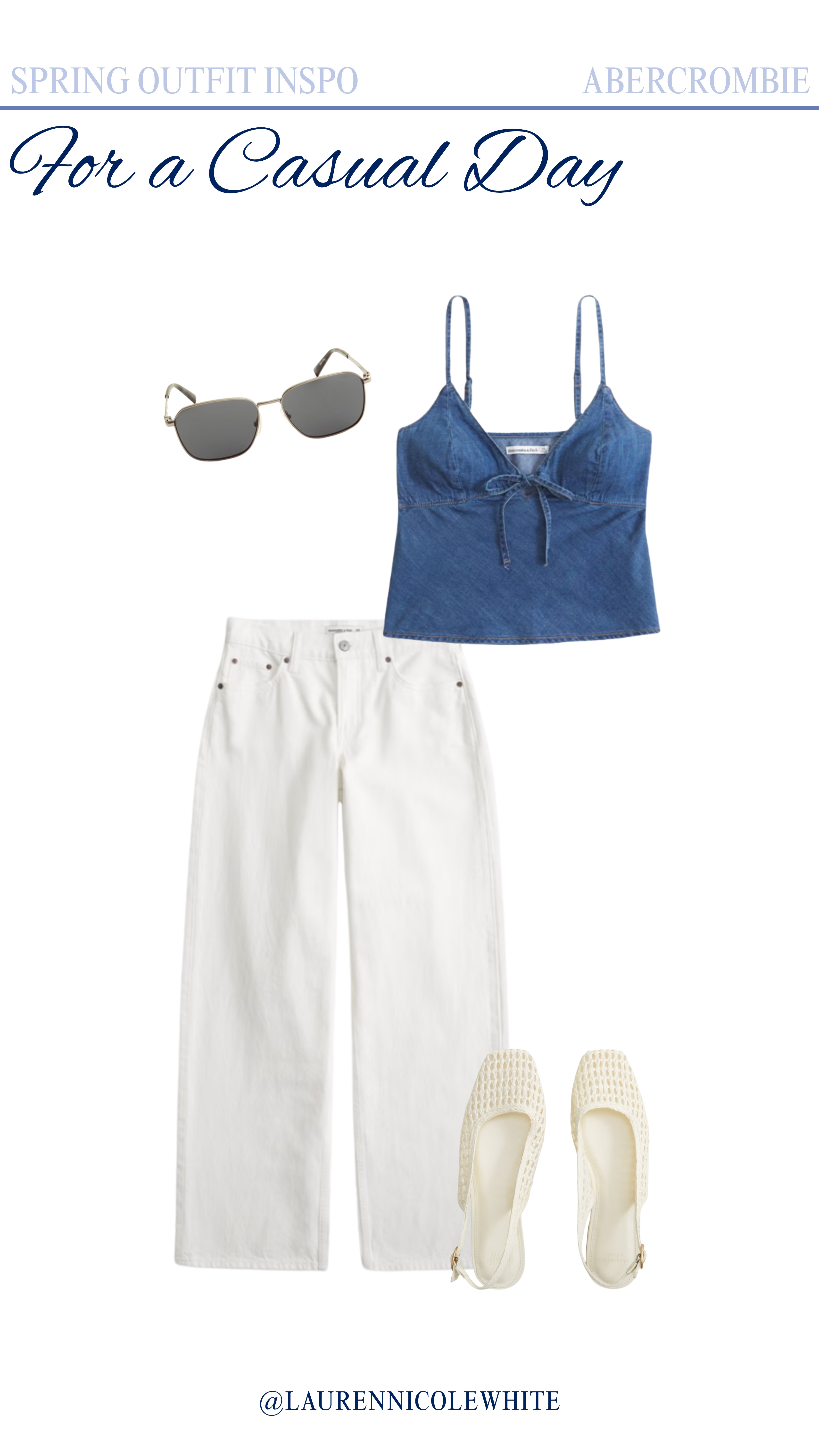 Abercrombie Outfit Inspo - what to wear for a casual spring day out! I love this look for brunch, family time, or hanging around with friends!  

 #LTKSpringSale #LTKootd #LTKSeasonal