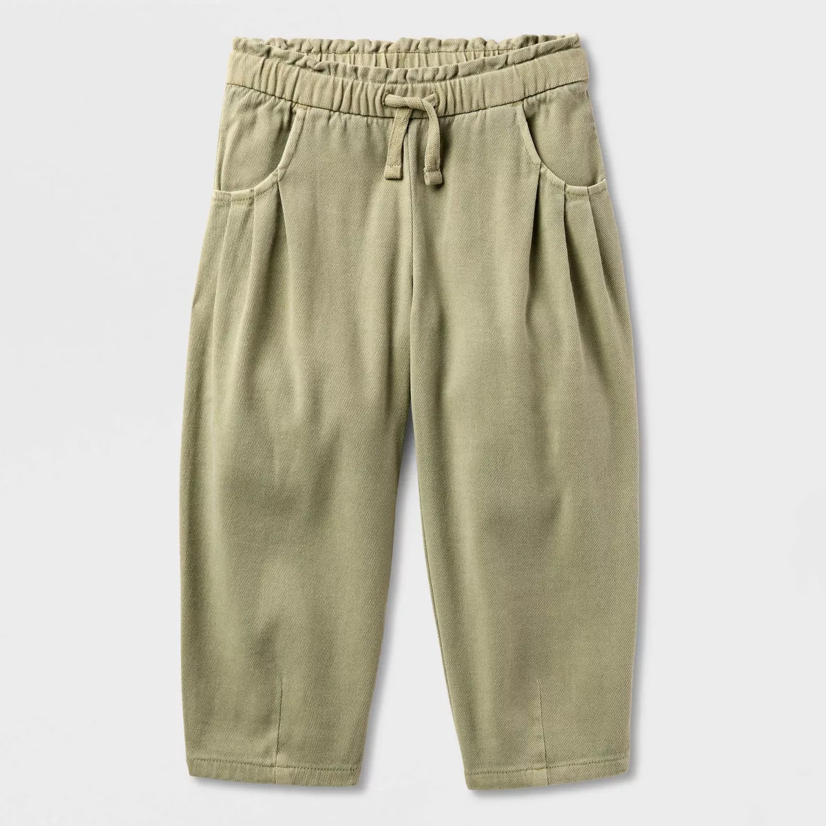 Toddler Girls' Solid Pull-On Pants - Cat & Jack™ Olive 5T | Target
