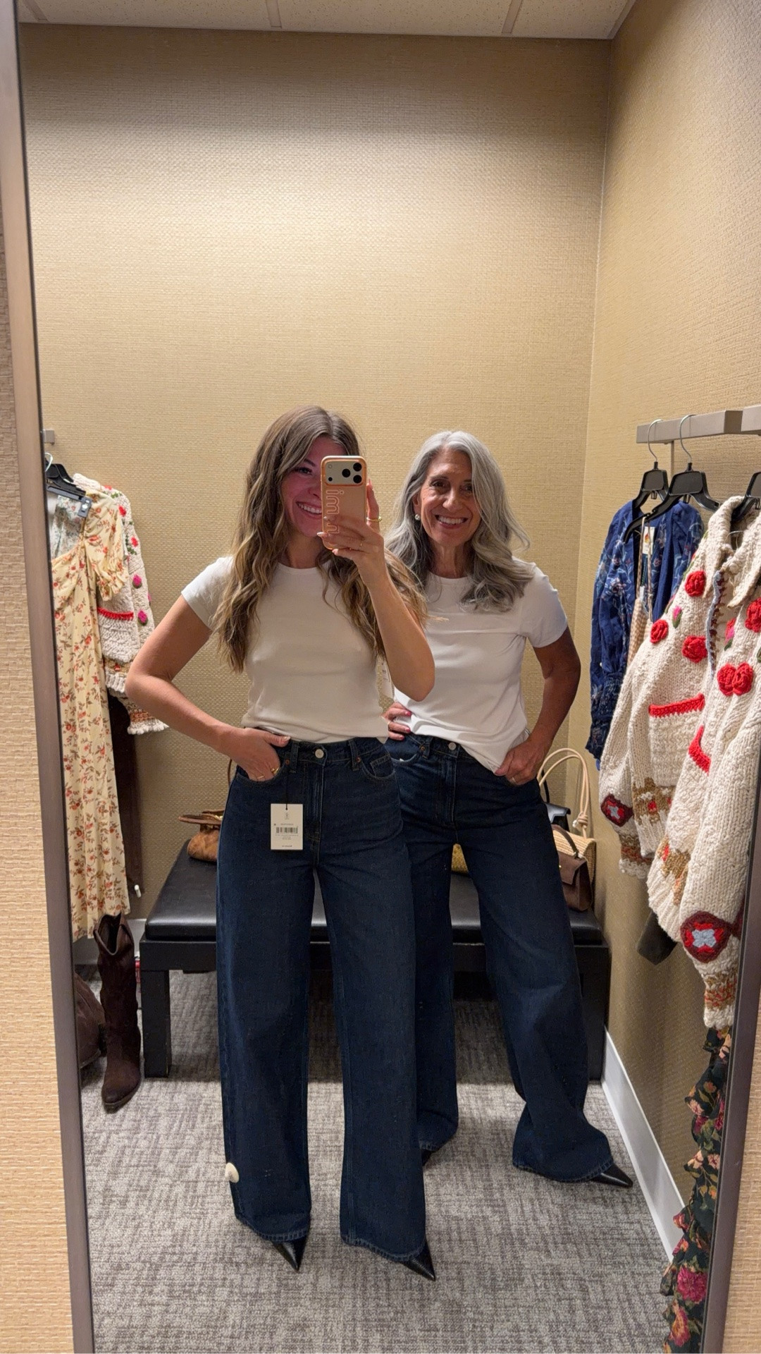if you're shopping the nordstrom anniversary sale, don't skip the denim 👖✨ sharing the best jeans worth adding to your wardrobe!

i'm 5'4" and typically wear a small/2 & a 26 in jeans

mom is 5'4" and typically wears a medium/6 & 29 in jeans

best jeans, denim finds, fall denim, everyday jeans, casual outfits, wide leg denim, straight leg denim, high rise jeans, wardrobe staples, fall fashion, transitional outfits, women’s fashion, affordable outfits, neutral wardrobe, mom outfits, weekend style, capsule closet, nordstrom sale, everyday style

#LTKootd #LTKSaleAlert