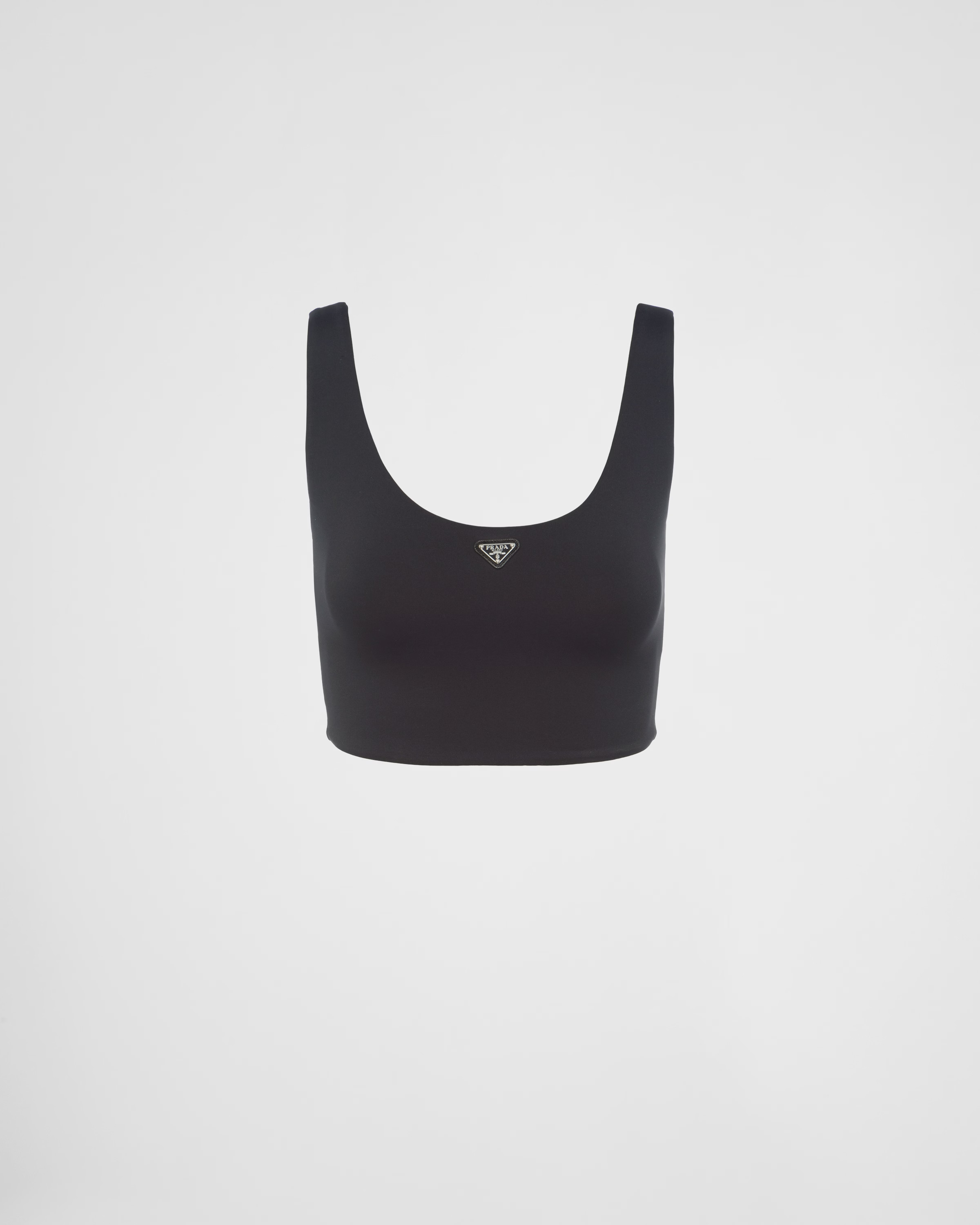 Stretch jersey top | Prada Spa US