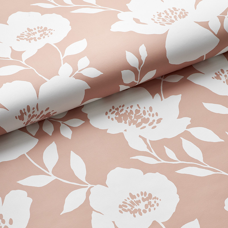 Ava Removable Wallpaper - Floral Clay, Swatch | The Company Store