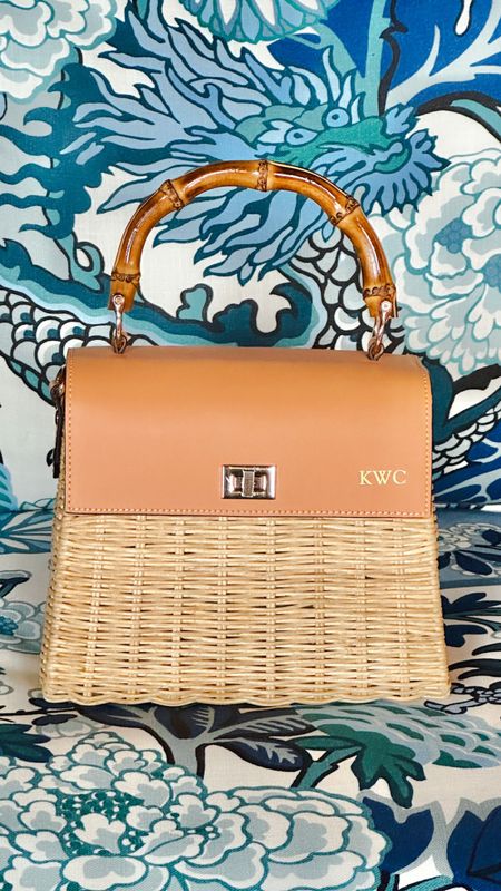 One of my favorite bags that comes with a strap and doubles as a crossbody. Comes in several colors. Wicker & bamboo bag

#LTKitbag #LTKover40