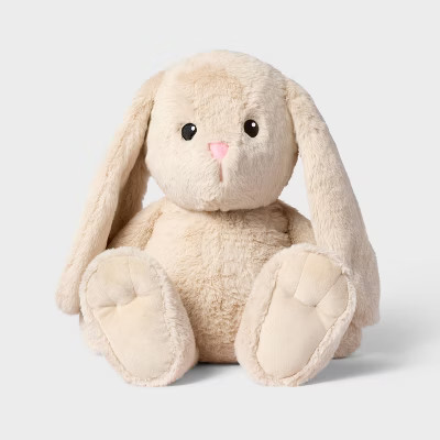 18" Jumbo Tan Bunny Stuffed Animal - Gigglescape™ | Target