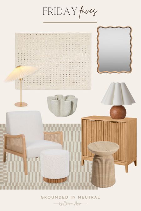 My Friday Faves are here! This TJ Maxx Linen Accent Chair and Marshalls Boucle Ottoman are the perfect addition for a stylish, yet comfortable lounge space. I also am loving this Small Pleated Table Lamp. It gives off just the right amount of light and warmth. 

#LTKHome #LTKStyleTip